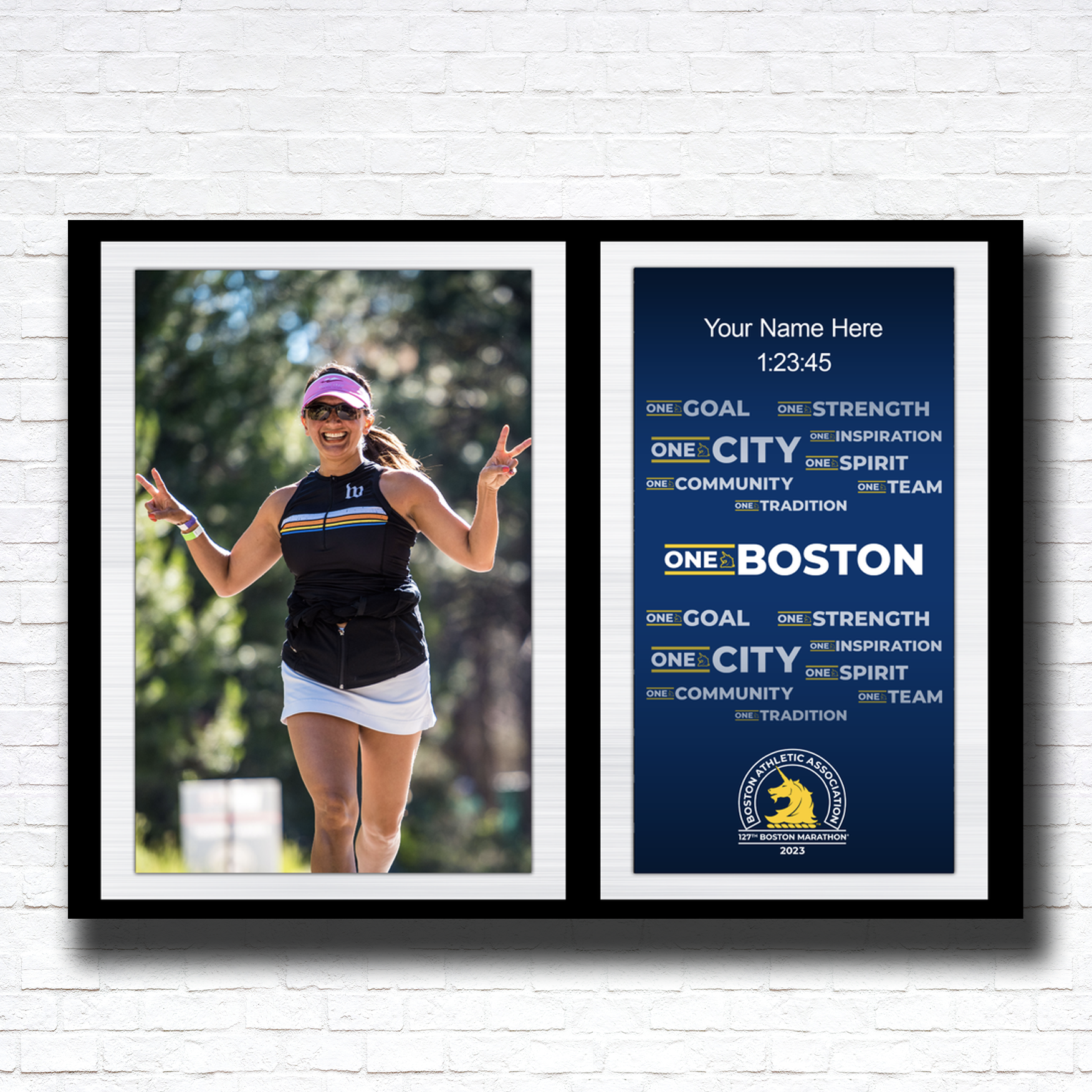 One Boston Custom Plaque