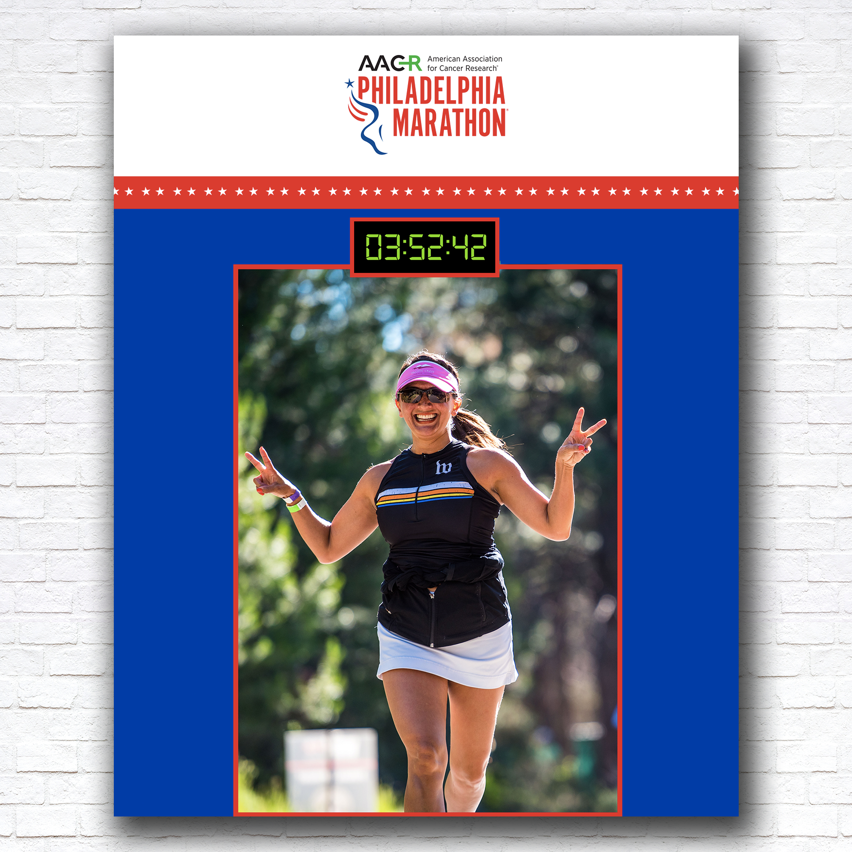 Finish Time Custom Photo