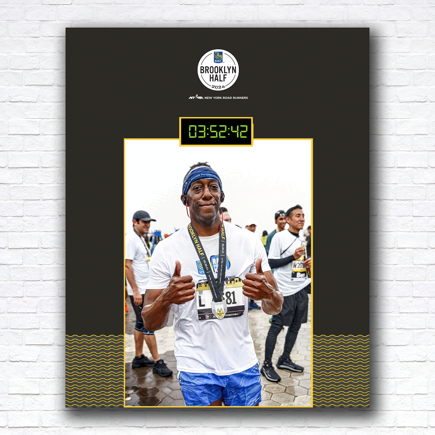 Finish Time Custom Photo