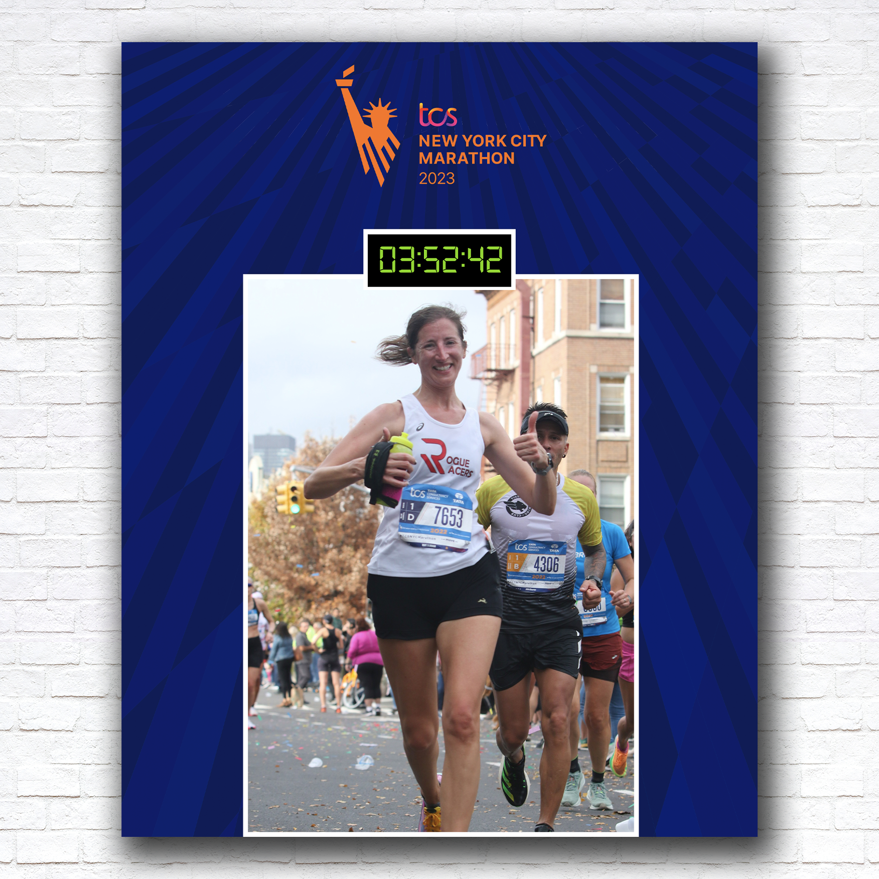 Finish Time Custom Photo
