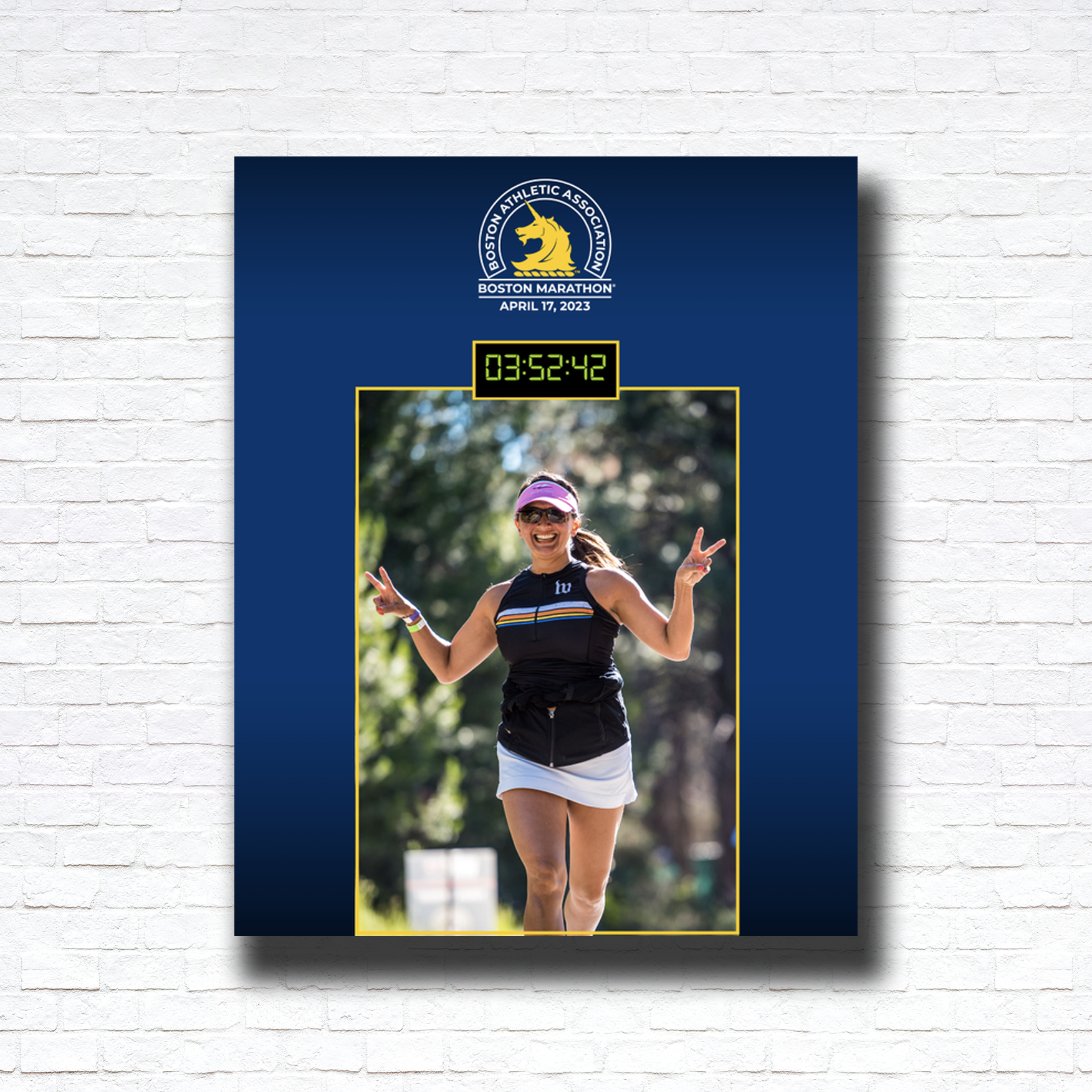 Finish Time Custom Photo