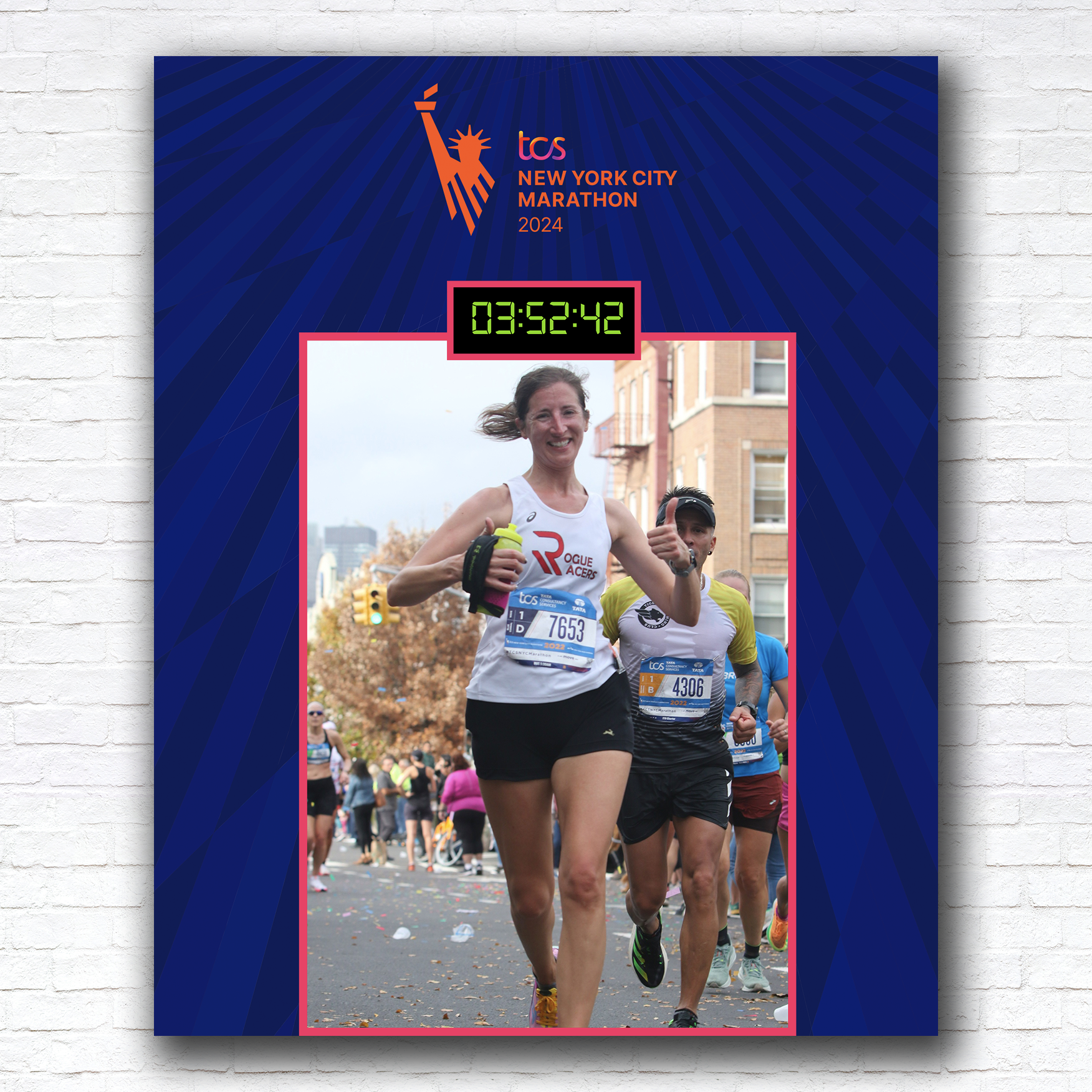 Finish Time Custom Photo