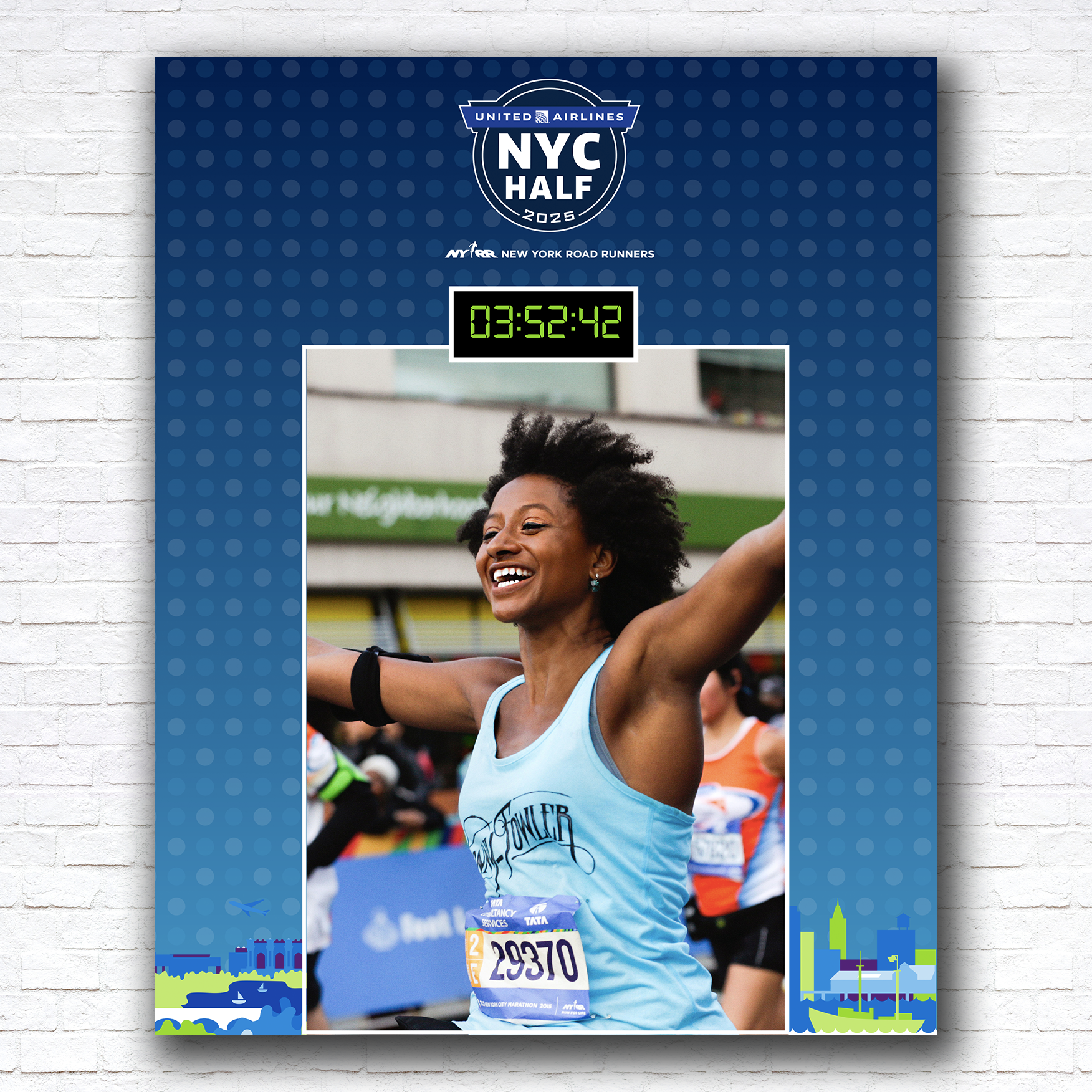 Finish Time Custom Photo