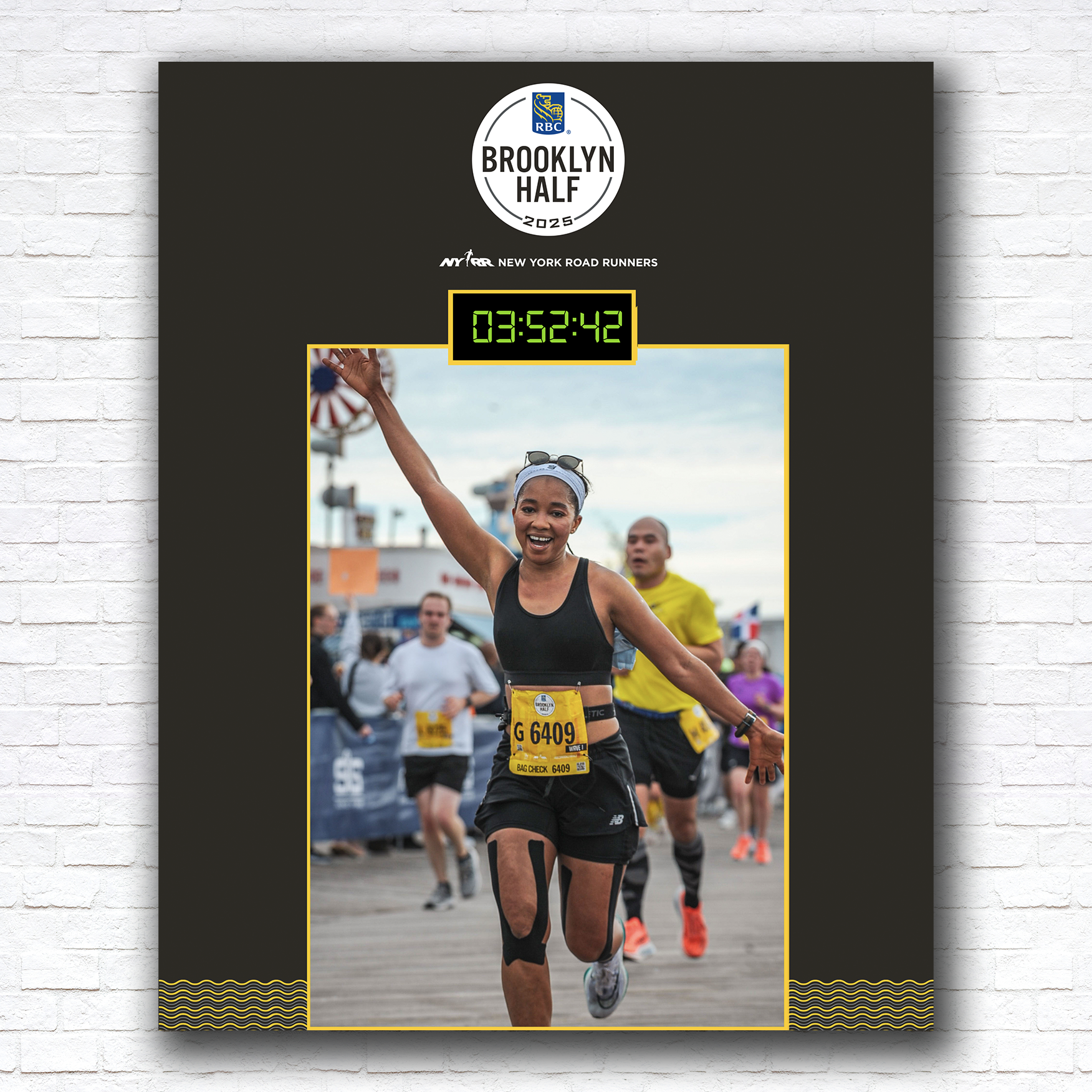 Finish Time Custom Photo