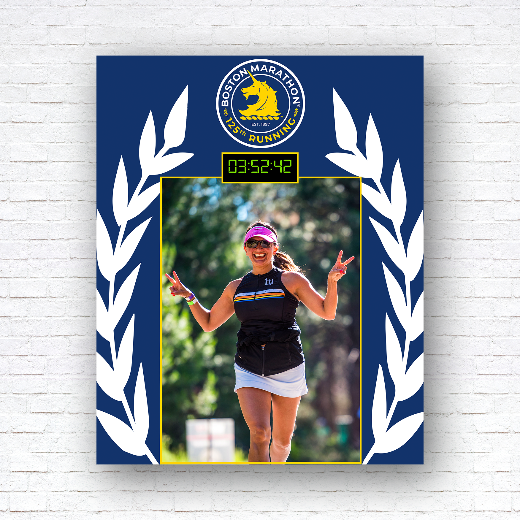 Finish Time Custom Photo