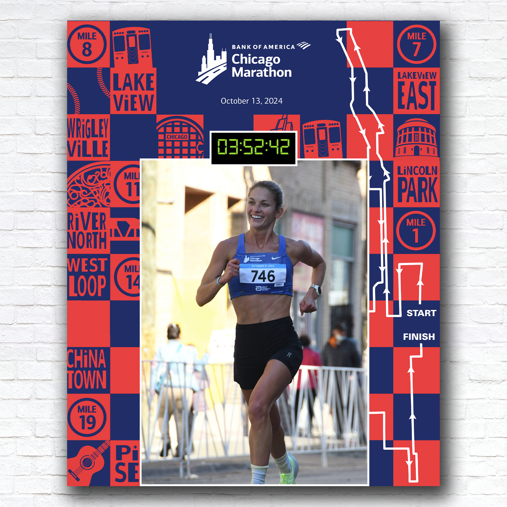 Finish Time Custom Photo