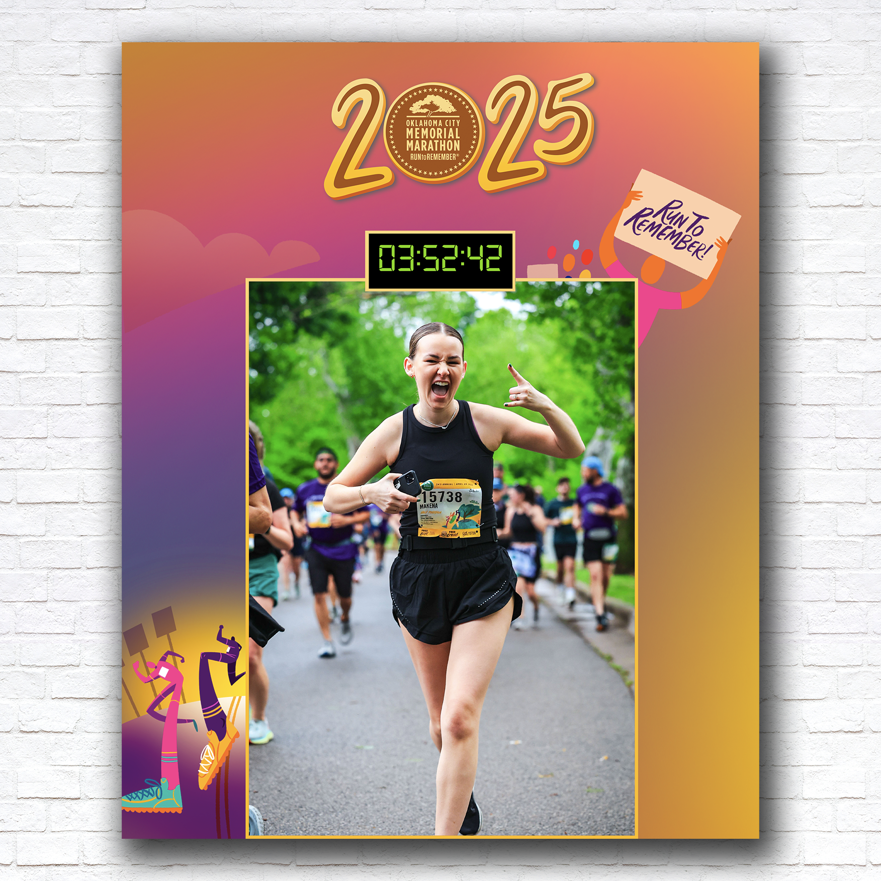 Finish Time Custom Photo