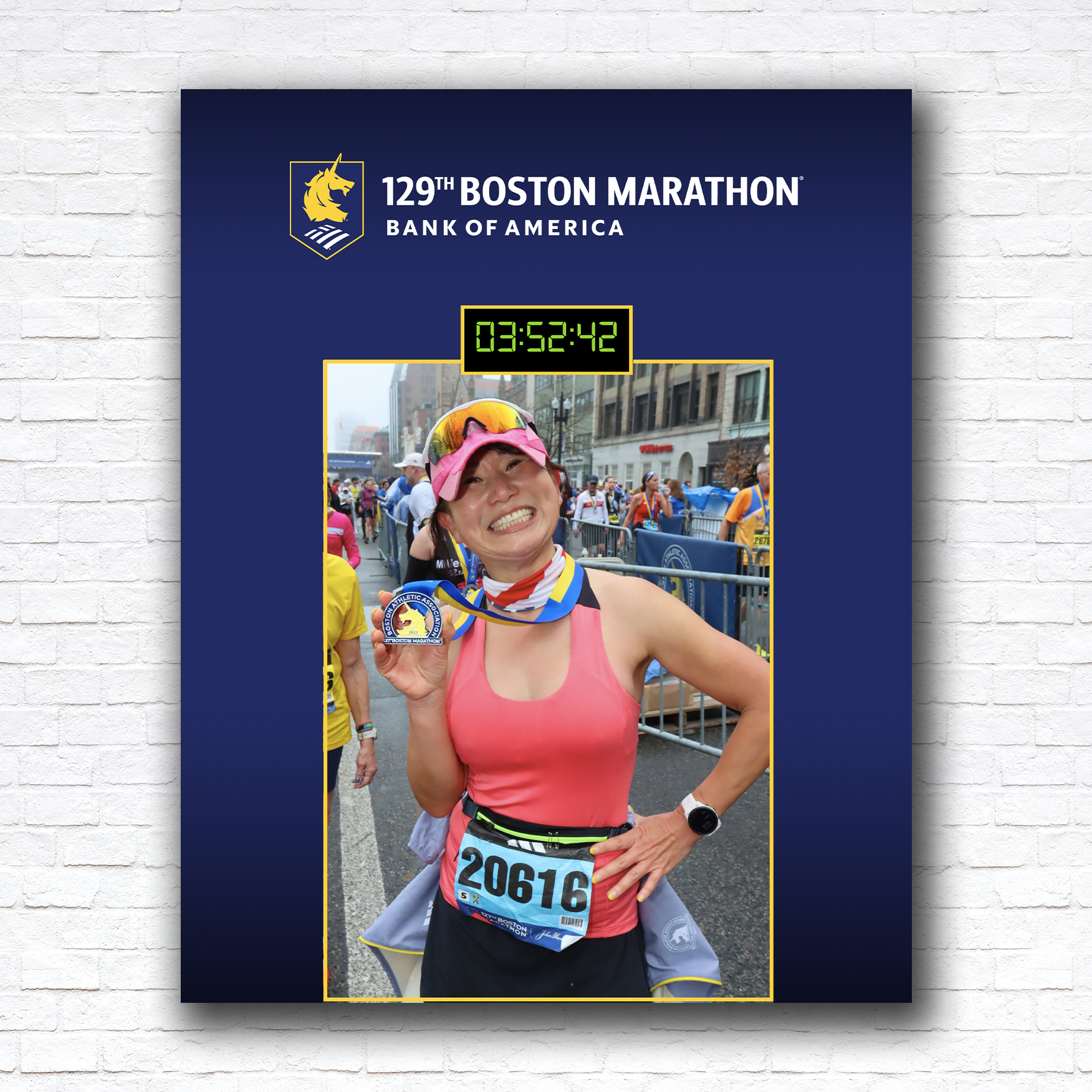 Finish Time Custom Photo